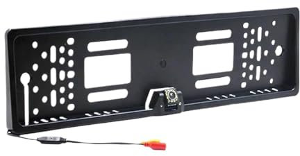 Kit Telecamera Posteriore Per Auto Senza Fili Videocamera Vista Posteriore Con Telaio Targa EU Retrovisore Articoli Di Backup Per Auto 1080P Sensori Parcheggio Retromarcia Retrocamera Auto