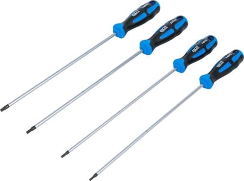 BGS 74541 | Jeu de tournevis | extra longues | Profil T (pour Torx) T15 - T30 | 4 pièces