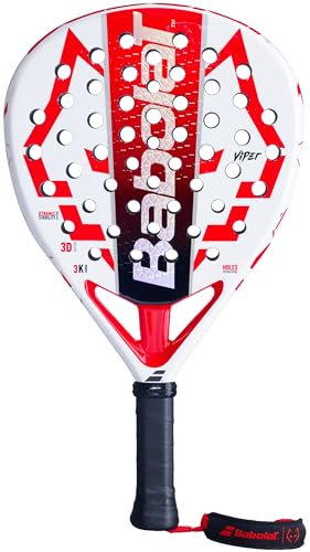Babolat Tecnica Viper Juan Lebron Racchetta Padel (Bianco/Rosso)