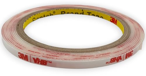 3M transparentes doppelseitiges Klebeband VHB 4910 EXTRA STARK (5mm x 3 Meter)
