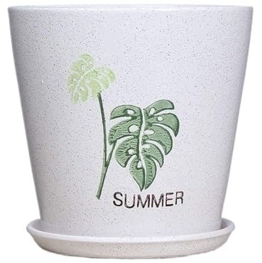 Pots de fleurs, pot de fleurs, pot de fleurs en céramique blanche, pots de fleurs cylindriques en céramique for plantes d'intérieur, fleurs succulentes avec trou de drainage, pot de fleurs connecté(22