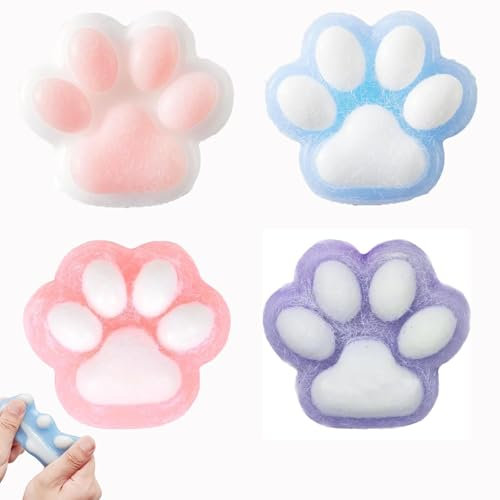 14.5x14cm Yoyo Squishy, Squishy Patte de Chat, Squishy Geant, Patte de Chat Squishy, Fufu Squishy, Jouet Anti Stress Enfant, Anti Stress Adulte Gadget