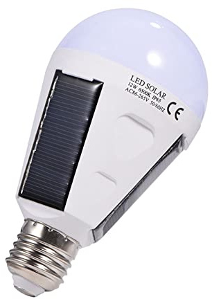 3er Set Glühbirnen, E27 Notlicht mit 1200 mAh Akku, IP65 wasserdicht, für | 12W Helligkeit, wiederaufladbar, tragbar für Wanderungen, Notbeleuchtung für Garten & Zelt
