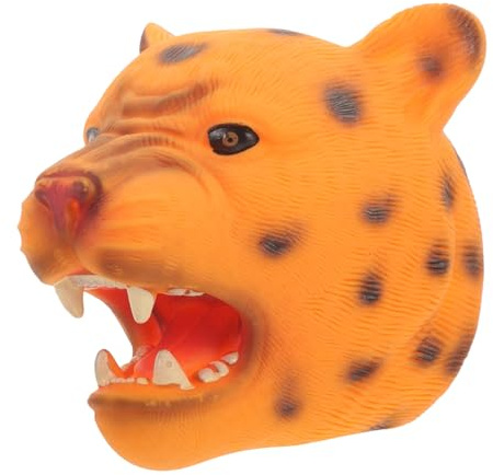Vaguelly Tier Handpuppe Leopard Interaktive Puppenspielzeug für Ab Jahren zur Geschichtenerzählung Fördert Motorische Fähigkeiten und Kreativität aus Sicherem Material Gefertigt