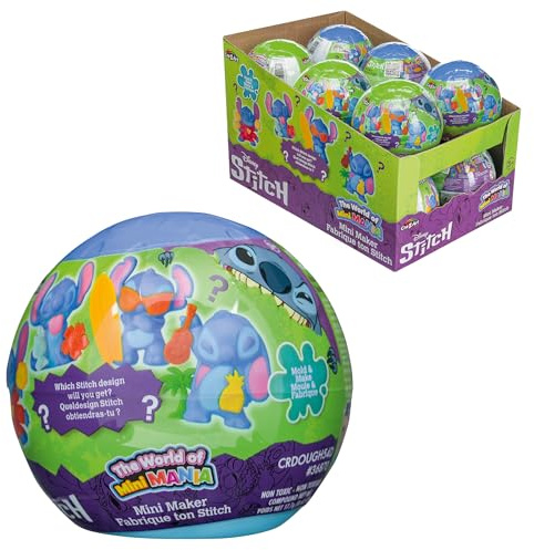 Lexibook, Stitch, Mini Mania Ball, CRDOUGH54DLXB | Zum Modellieren von Figuren