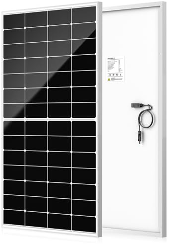 300W Solarpanel 12V Monokristallines Solarmodul, PV-Modul 25% Hoch-Effizienz solar panel für Wohnwagen Wohnmobile, Häuser, Balkone, Boote, Hausdach, Batterien und Off-Gri (300watt)