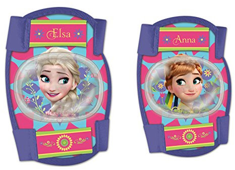 Disney Knie & Ellenbogenschoner Frozen, Set di Protezioni per Ginocchia e Gomiti. Unisex-Adulto, Multicolore, für Kinder bis 25kg