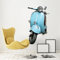 kina 3DM0027 Wand Aufkleber 3D - Einrichtungsideen Vespa Vintage 3D - Misst 110x65 cm - Wanddekoration, Wand Aufkleber, Tapete