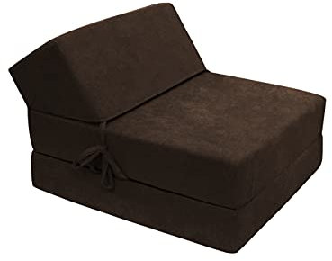 Mirjan24 Sofa Kevin mit Schlaffunktion, Schlafsofa, Bettsessel, Klappmatratze, Faltmatratze, Gästebett, Schlafcouch, Kinderzimmer (Alova 68)