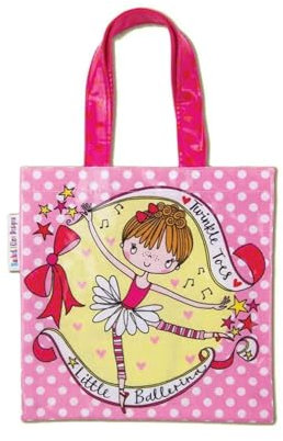 Mini-Stoffbeutel von Rachel Ellen Designs, „Little Ballerina“ (kleine Ballerina).