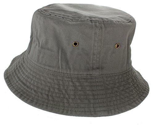Gelante Einfarbiger Fischerhut aus 100 % Baumwolle für Damen und Herren, verstaubar, für Reisen, Sommer, Strand, Oliv/Blatt für mich (Leaf It to Me), L/XL