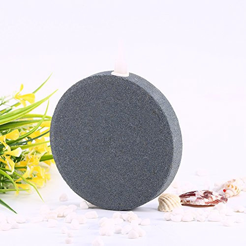 Fdit GLOGLOW 100 mm Disco Air Bubble Pietra aeratore Acquario Fish Tank Pompa Ossigeno per Coltura Acquario Pompa