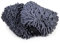 cosey - 2er Pack, Chenille-Reinigungshandschuh, 19x25cm, grau