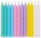Unique 19970 Birthday Candles-Assorted Colours-Pack of 24