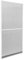 tectake® mosquiteras para puertas, malla mosquitera metalica, con tela mosquitera, red mosquitera puerta, resistente a la intemperie, marco aluminio - 95 x 210 cm Blanco