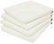 Rollmayer 4er Set Stuhlkissen Stuhlauflage Sitzkissen Sitzpolster Auflage für Stühle in Haus und Garten Kollektion Vivid (Ecru 2, 40x40x4cm)