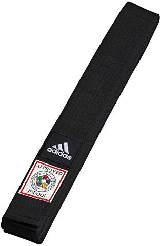 adidas Judo IJF Gürtel Schwarz