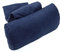 Finlandic Komfort Nackenkissen für Ruhesessel & Stühle, 40 cm Breit – Verstellbares Kissen mit Ergonomischer Unterstützung & Gegengewicht – Waschbarer Bezug, Atmungsaktiv & Weich - Blau