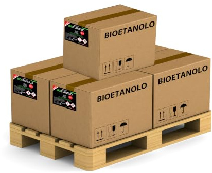 100LT BIOETANOLO KEMIPOL COMBUSTIBILE Liquido Ecologico Naturale INODORE Camino - FORNITA su PEDANA