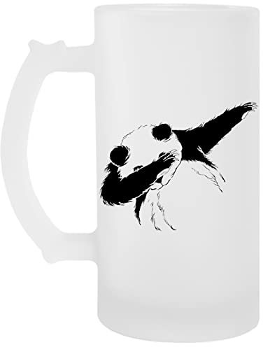 Capzy Panda Tupfen Transparent Bier Becher Beer Mug