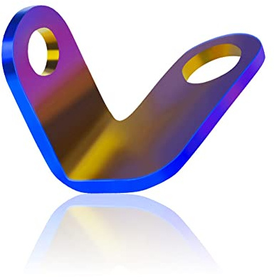 Supporto Serbatoio Fluido Olio Moto,Staffa Per Cilindro Principale Freno Anteriore Del Motociclo a Forma L Universale,Staffa Serbatoio Fluido Pompa Freno Frizione Moto Portalattine Per Olio Per Moto