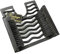 AuraHome Vintage Decor Cast Iron Classic Boot scraper with Brushes Outdoors, Welly Remover & Cleaner, Shoe Racks Jack Storage Cabinet, Wellington stand, Brush for Muddy Boots Black, (VD-BS1987)