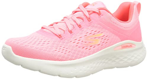 Skechers Go Run Lite, Scarpe da ginnastica Donna, Rosa Tessile Coral Trim, 39 EU