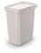 Cubo de reciclaje de forma cuadrada 12L color blanco KEDEN