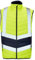 Expert Workwear Hi Vis 2 Tone Puffer Body Warmer High Visibility Lightweight Waistcoat Gilet Warm Quilted Sleeveless Viz Bodywarmer All Season