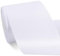 TONIFUL Weißes Satinband, 7,6 cm x 22,8 m, solide Seidenbänder für Geschenkverpackungen, Basteln, Blumensträuße, Valentinstag, Weihnachten, Geschenkverpackung, Party, Hochzeitsdekoration