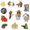 GTOTd Memes Funny Fridge Magnet Kühlschrankmagnet (12 Stück) Geschenke Merch lustig Dekoration Stoßstangen Aufkleber Kühlschrank Metallmagnet Flexibel Wiederverwendbar Magnetisches Vinyl