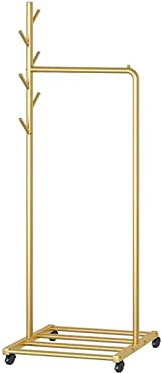 Porte-manteau Porte-manteau sur pied for la maison Porte-manteau simple et simple for la maison Porte-manteau sur pied à une seule tige Or Noir Porte-manteau sur pied Porte-Manteau sur Pieds ( Color :