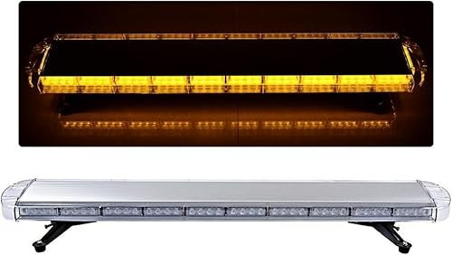 88 LED Barra Luminosa 120 cm Stroboscopica di Emergenza Luce di Аvvertimento Per Tetto Auto 15 Modalità di Lampeggiamento Impermeabile 12V 24V Piattaforma di Assistenza Stradale