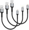0.2 m iPhone Charging Cable Short, 3 Pack Braided USB A to Lightning Cable 20 cm Original iPhone Fast Charging Cable Compatible with Apple iPhone 14 13 12 11 Pro Max Xs Xr X 8 7 6 Plus SE iPad
