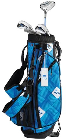 TaylorMade Golf Junior Set #1 Left Hand Age 4-6, Silver/Blue