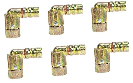 Yardenfun 6pcs Copper Stove Adapter Stove Joint Connector Kitchen Joint Flexible Hose Pipe Connector for Use