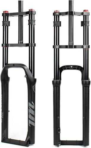 KLYso Forcella MTB 1-1/8” Freno A Disco 170mm Escursione Forcella Sospensione Bici 135mm Downhill 4.0 Fat Bike Forcella Ad Aria E-Bike(20 inch)