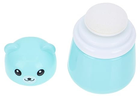 ULDIGI 2St Puderquaste Schwamm-Make-up- kompakte Puderdose leeres Pulver leere Puderdose puder dose Babypuder-Box Babypuderetui Behälter für Säuglingspulver Blue
