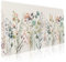 Cute Wild Flowers Mouse Pad XXL Boho Aesthetic Floral Chic Plant Extended Table Mat 90X40 cm Non-Slip Rubber Base Stitched Edge Large Mousepad for Gaming Laptop Computer Desk Top 35.4×15.7 Inch