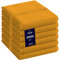 COTTONIVA Paños de Cocina Juego de 6 - Premium paños de Cocina Trapos de Cocina Algodon Paños de Cocina 100% Algodon - paños de Cocina Muy absorbentes paños Secos - 40 x 70 cm Amarillo