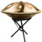 Handpan Drum, 9 Töne 18 Zoll Stahltrommel, D-Moll 440 HZ Steel Tongue Drum mit, Erzeugt Angenehme Resonanz, für Musik-, Klangtherapie-, Meditations- und Yoga-Enthusiasten(440hz)