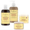 SheaMoisture Set - Huile de Ricin Noir de Jamaïque Shampooing 1 x 384 ml, Après-shampooing 1 x 384 ml, Masque de traitement 1 x 355 ml, Après-shampooing sans rinçage 1 x 431 ml