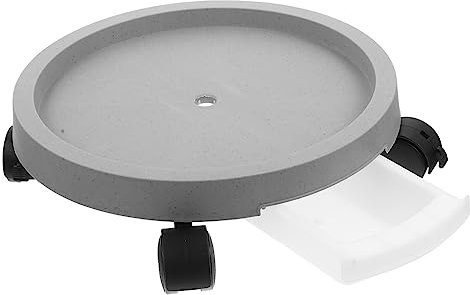 Milisten Plateaux de Jardinage pour Arrosage de Plantes Décoration Pot de Fleurs Gris Facile à Nettoyer