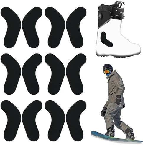 Snowboard Boots Fitting Pads - Adhesive Boot Fitting Pads, Ski Boot Ankle Wrap Pads, Adhesive Snowboard and Ski Boot Fitting Pads for Comfort