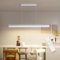 FANLG LED Pendelleuchte Dimmbar, 100CM Hängelampe Esstisch weiß mit Fernbedienung, 40W 4000lm Moderne Linear Hängeleuchte Esstischlampe hängend Höhenverstellbar für Esszimmer Küche büro kücheninsel