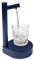 Wasserspender, Kaltwasserbrunnen, Standfuß, Wasserflaschenpumpe, automatische USB-Aufladung für Universalflasche, Camping, Schule, Büro, Outdoor, Dunkelblau