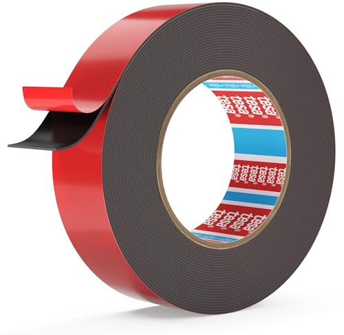 EMITEVER Nastro Biadesivo Extra Forte 6411-8,2mX15mm, Nastro per Montaggio con Adesivo LSE, Alta Prestazione ed Elevata Adesione Iniziale, per Installazione Permanente su Multipli Substrati