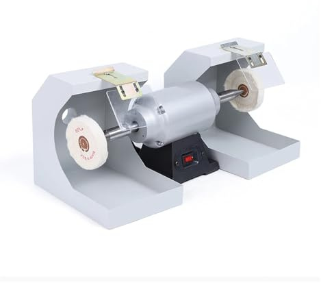 Polisher 110 Double Top Electric Polishing Machine Laboratory Lathe Buffing Grinder for Jewelry