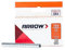 Arrow 256 Original T25/T2025 Heftklammern, 3/8 Zoll, 1.100 Stück, Grau