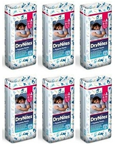 54 Windeln Huggies DryNites Jumbo Boy Windelhöschen Dry Nites 8-15